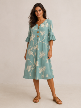 Carmen | Vestido con estampado floral