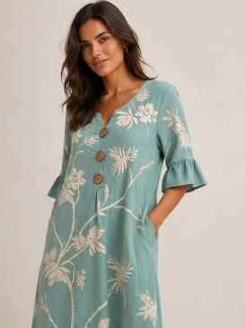 Carmen | Vestido con estampado floral