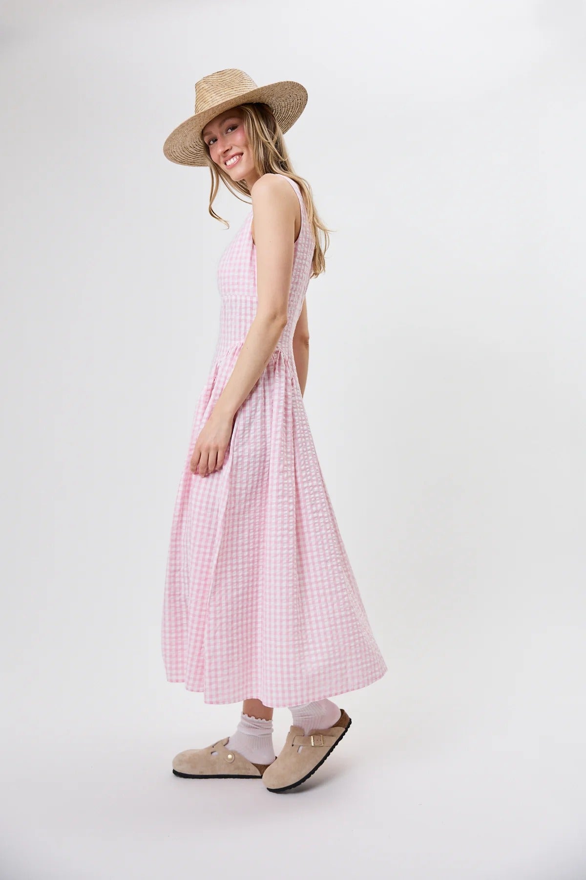 Karina | Vestido color rosa bebé