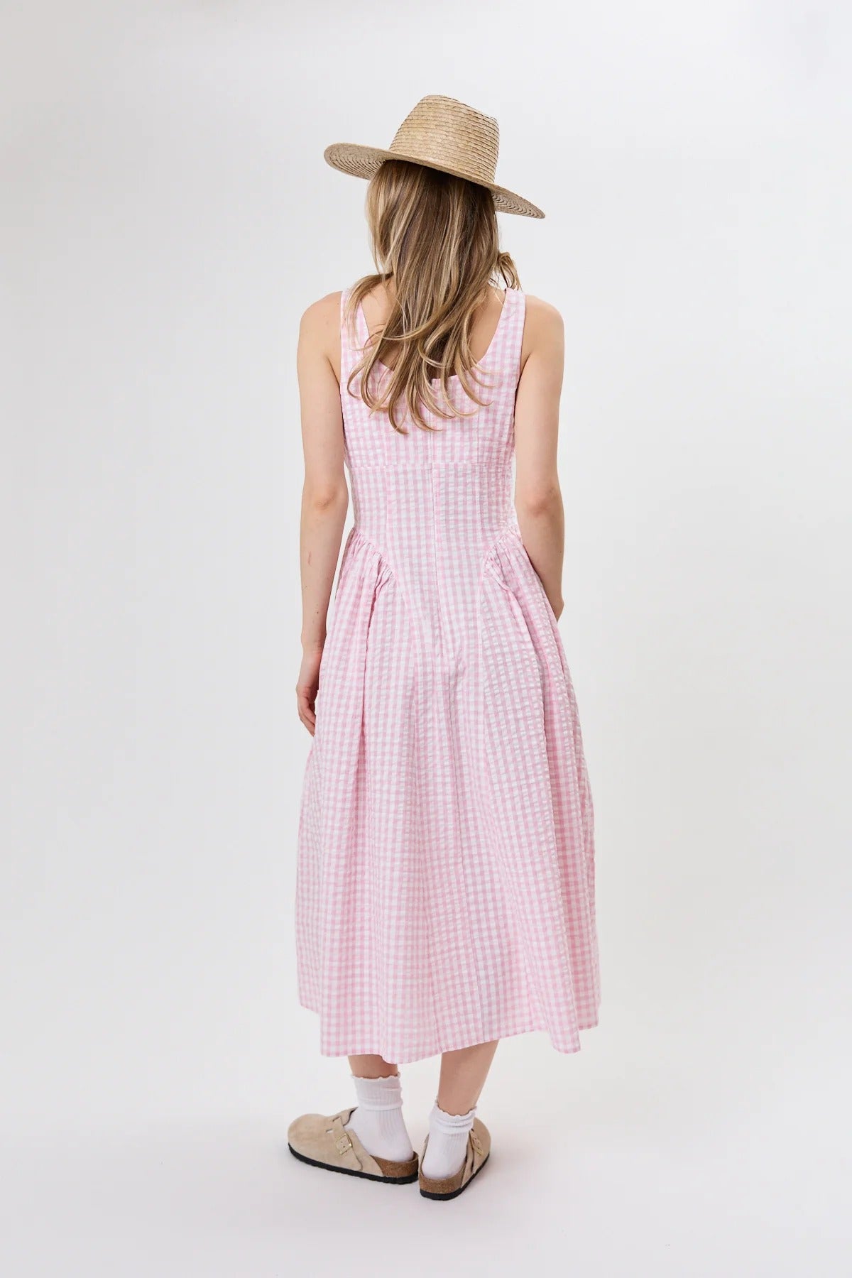 Karina | Vestido color rosa bebé