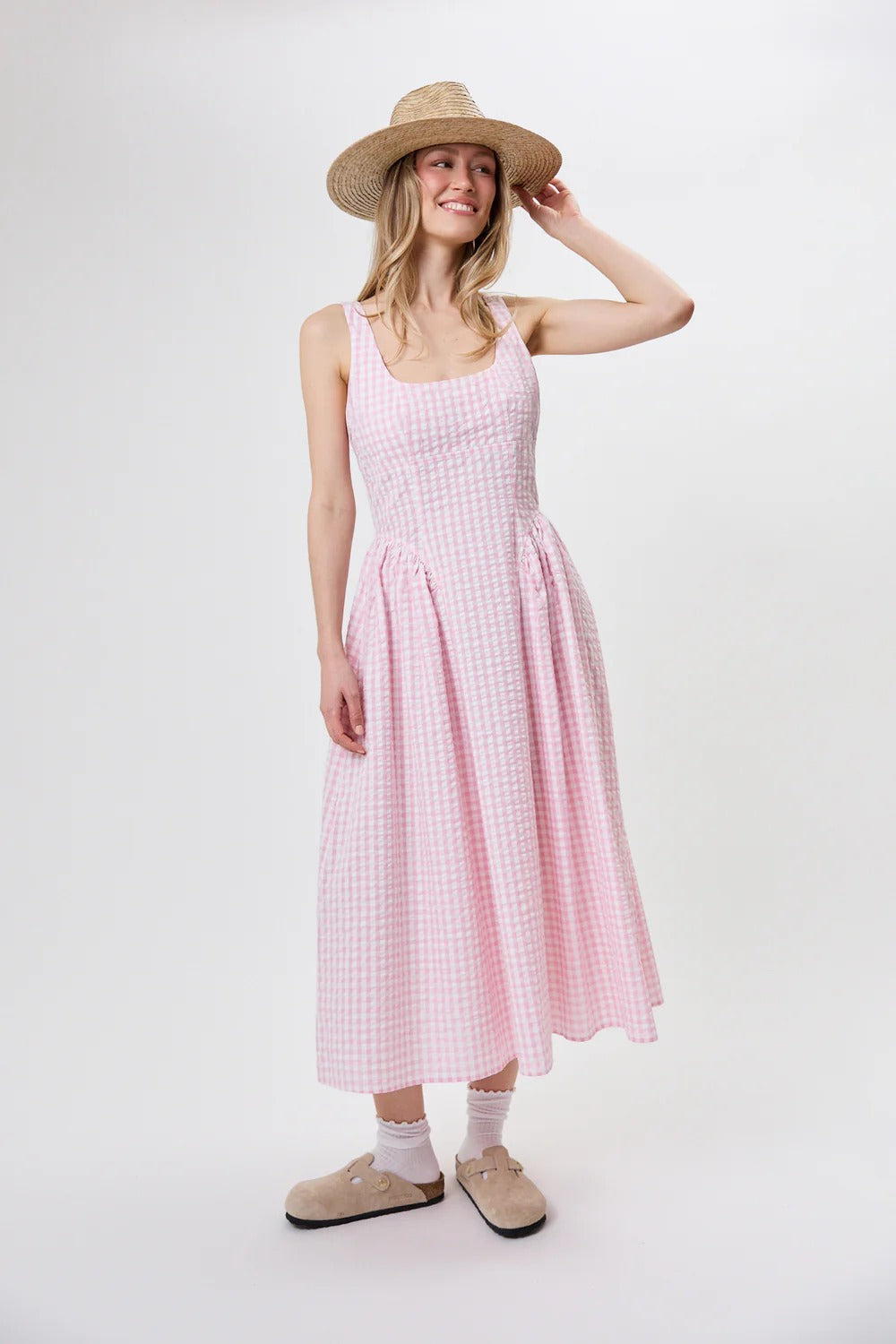 Karina | Vestido color rosa bebé